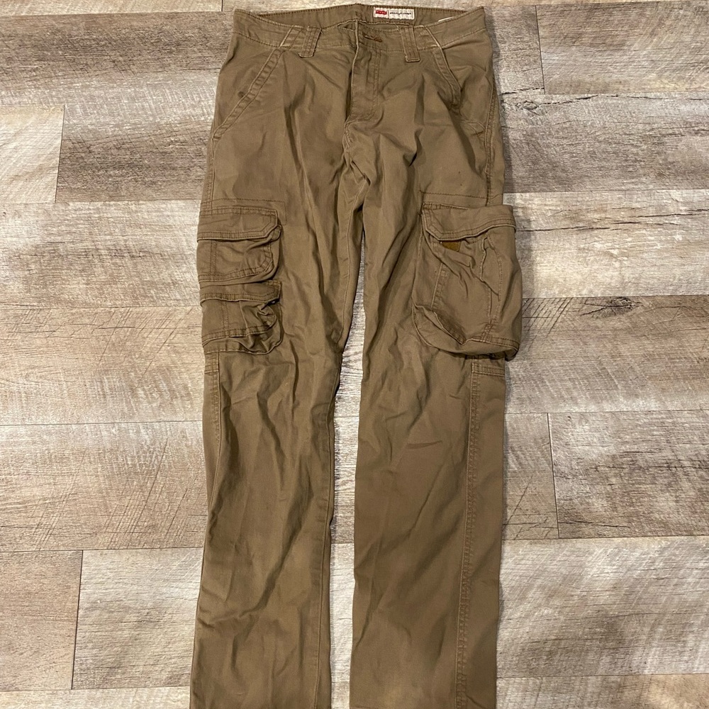 Wrangler Tan Cargo Pants for Men